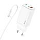СЗУ 1USB + 2Type-C Hoco N16 65W White + Cable Type-C to Type-C 31471 фото 3