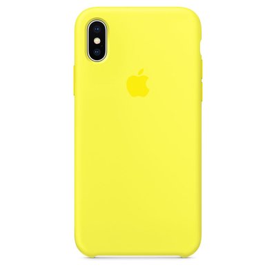Чехол-накладка Apple Silicone Case iPhone Yellow 27579 фото