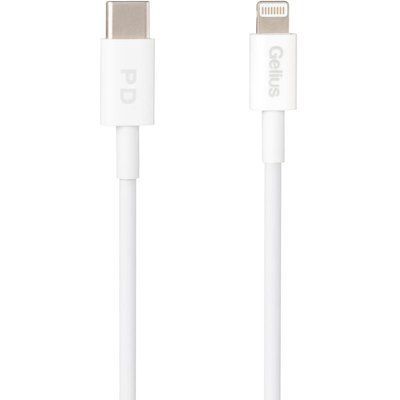 USB Cable Gelius Control GP-UC113 20W LightningType-C White (1m) 31244 фото