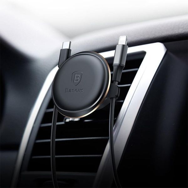 Холдер Baseus Magnetic Air Vent (SUGX-A01) Black 31617 фото