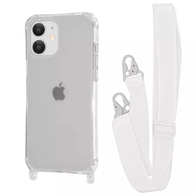 Чохол WAVE Clear Case with Strap White 46045 фото