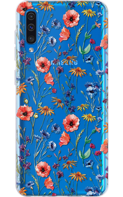Чехол для Samsung с цветочным дизайном ПОЛЕВЫЕ ЦВЕТЫ 30130 фото