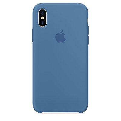 Чехол-накладка Apple Silicone Case iPhone Denim Blue 27578 фото