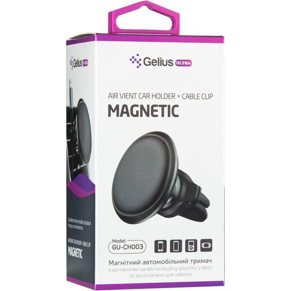 Холдер Gelius Ultra GU-CH003 Black (12 міс) 31652 фото