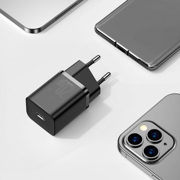 СЗУ 1Type-C Baseus Super Si 20W (CCSUP-B01) Black 31426 фото