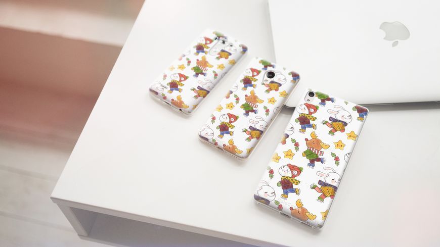 Чохол із Новорічним дизайном для Xiaomi c дизайном №126 28763 фото