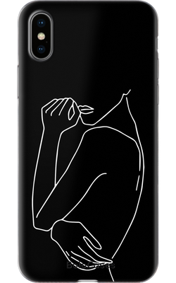 Чехол для iPhone Контур женского тела 2 31733 фото