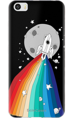Чехол для телефона с дизайном космическая радуга 25477 фото