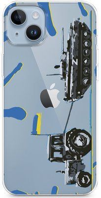 Чохол для iPhone Стиль нової марки Укрпошти танк 41673 фото