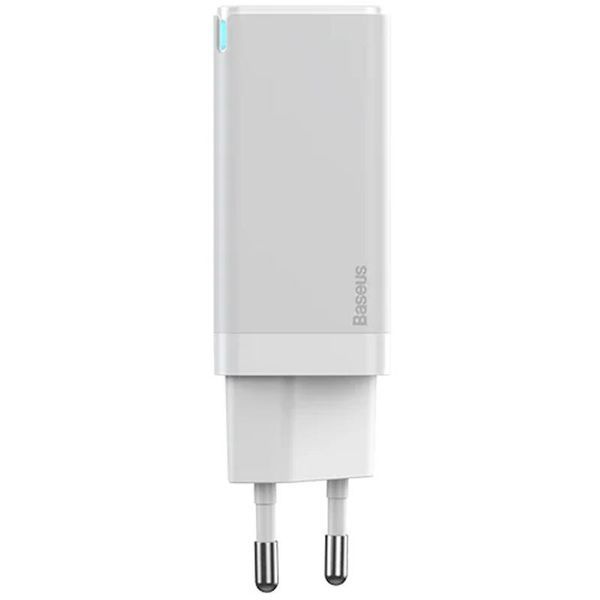СЗУ 2Type-C + Type-C Baseus GaN2 Quick Charger 45W +Type-C to Type-C Cable (CCGAN-Q02) White 31428 фото