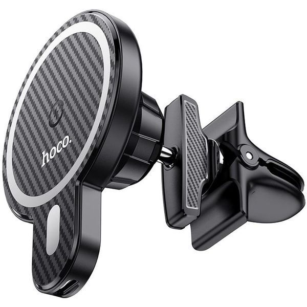 Холдер Hoco CA85 Black (Wireless Charger) 31571 фото