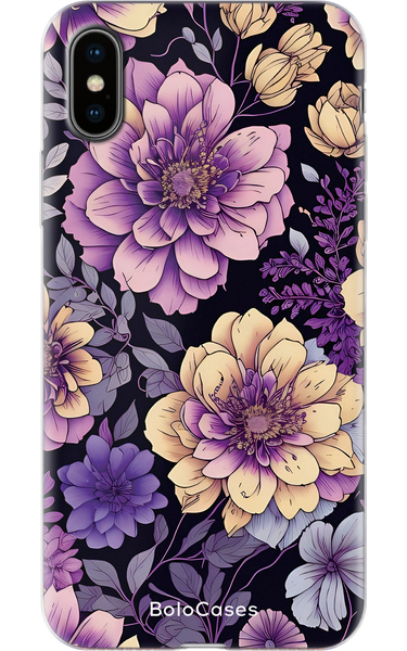 Чохол для iPhone Казкове фіолетове цвітіння 32465 фото