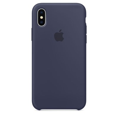 Чехол-накладка Apple Silicone Case iPhone Midnight Blue 27586 фото