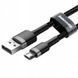 USB Cable Baseus Cafule MicroUSB (CAMKLF-AG1) Grey\Black 0.5m 31368 фото 3