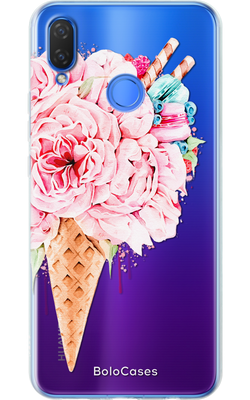 Чохол для Huawei з квітковим дизайном №112 27412 фото