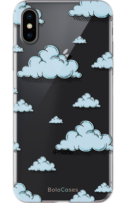 Чохол для iPhone Блакитні хмаринки 30782 фото