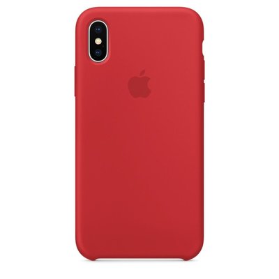 Чехол-накладка Apple Silicone Case iPhone Red 27584 фото