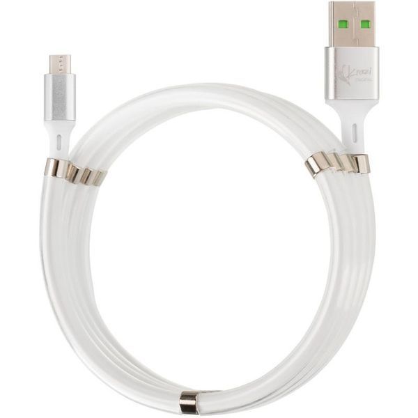 USB Cable Krazi Super KZ-UC001m MicroUSB White 31366 фото