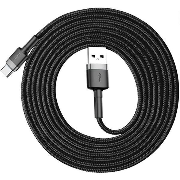 USB Cable Baseus Cafule Type-C (CATKLF-CG1) Black 3m 31312 фото