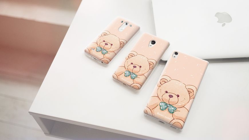 Чохол для Samsung Ведмедик з бантом 32090 фото