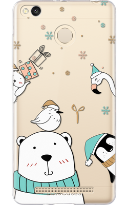 Чохол із новорічним дизайном №79 для Meizu 28426 фото