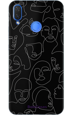 Чехол для Huawei с дизайном Total Black №8 31807 фото