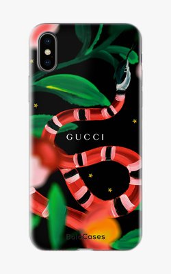 Чехол для iPhone Королевская змея Gucci 25942 фото