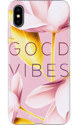 Чехол для iPhone Нежные цветы Good Vibes 29172 фото
