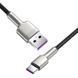 USB Cable Baseus Cafule Metal Type-C 40W (CATJK-A01) Black 1m 31311 фото 3