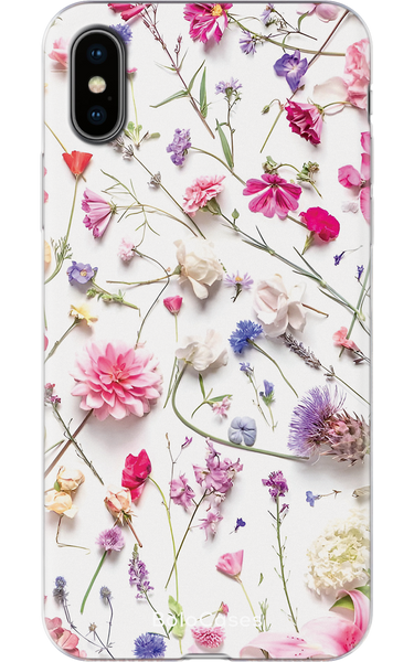 Чехол для iPhone Розовые сухоцветы 32469 фото