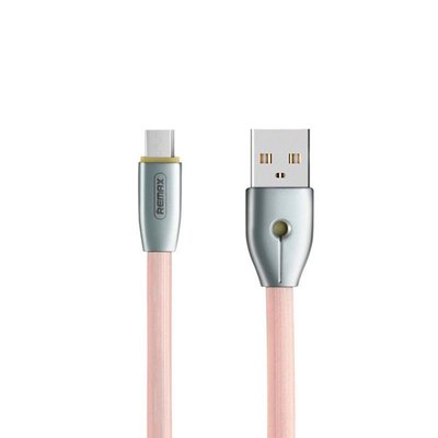 USB Cable Remax (OR) Knight RC-043 microUSB Pink 1m 31307 фото