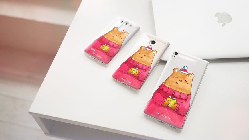 Чехол с Новогодним дизайном №121 для Huawei 28718 фото