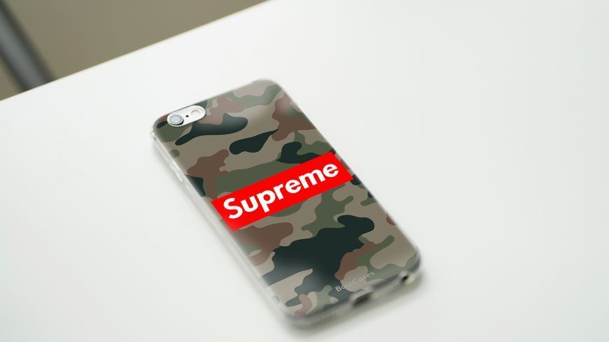 Чохол для iPhone Камуфляж Supreme 25949 фото