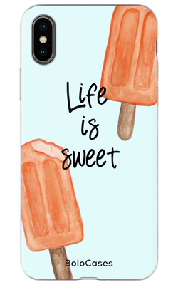 Чехол для iPhone Мороженное Life is sweet 30833 фото