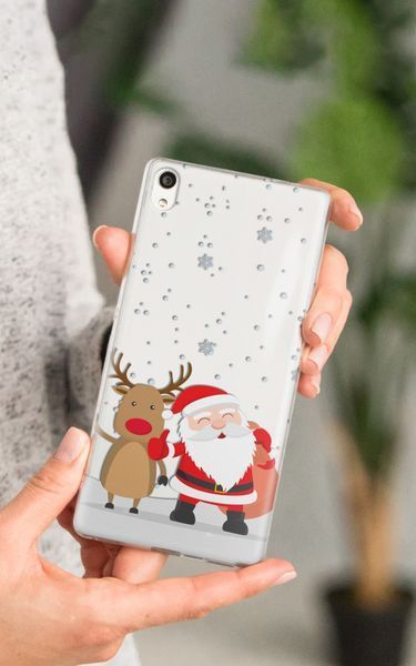 Чохол із Новорічним дизайном №6 для Samsung 28188 фото