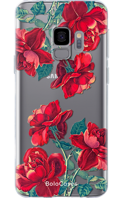 Чохол для Samsung з квітковим дизайном №112 27274 фото