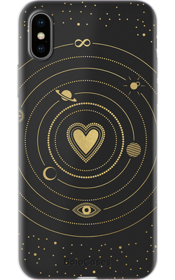 Чехол для iPhone Космическое сердце 29217 фото