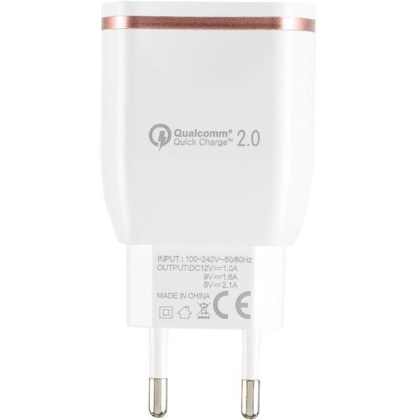 СЗУ Gelius Pro Exelon QC2.0 GP-HC02 1USB 2.1A White 31445 фото