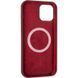 Чехол-накладка Original Full Soft Case (MagSafe) for iPhone Max Bordo 31531 фото 4