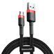USB Cable Baseus Cafule MicroUSB (CAMKLF-C91) Black\Red 2m 31249 фото 1